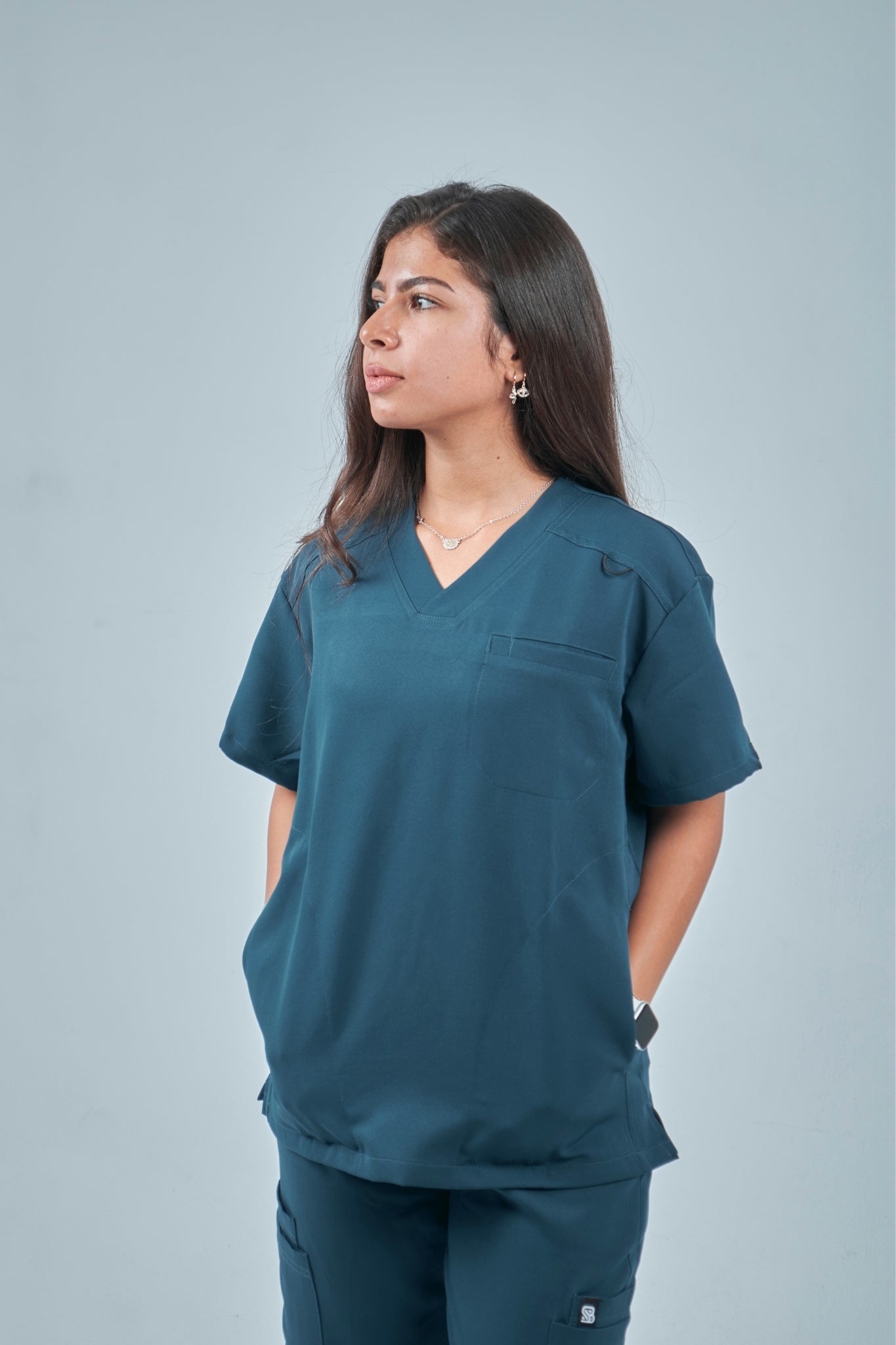 Unisex Scrub - Petroleum Blue