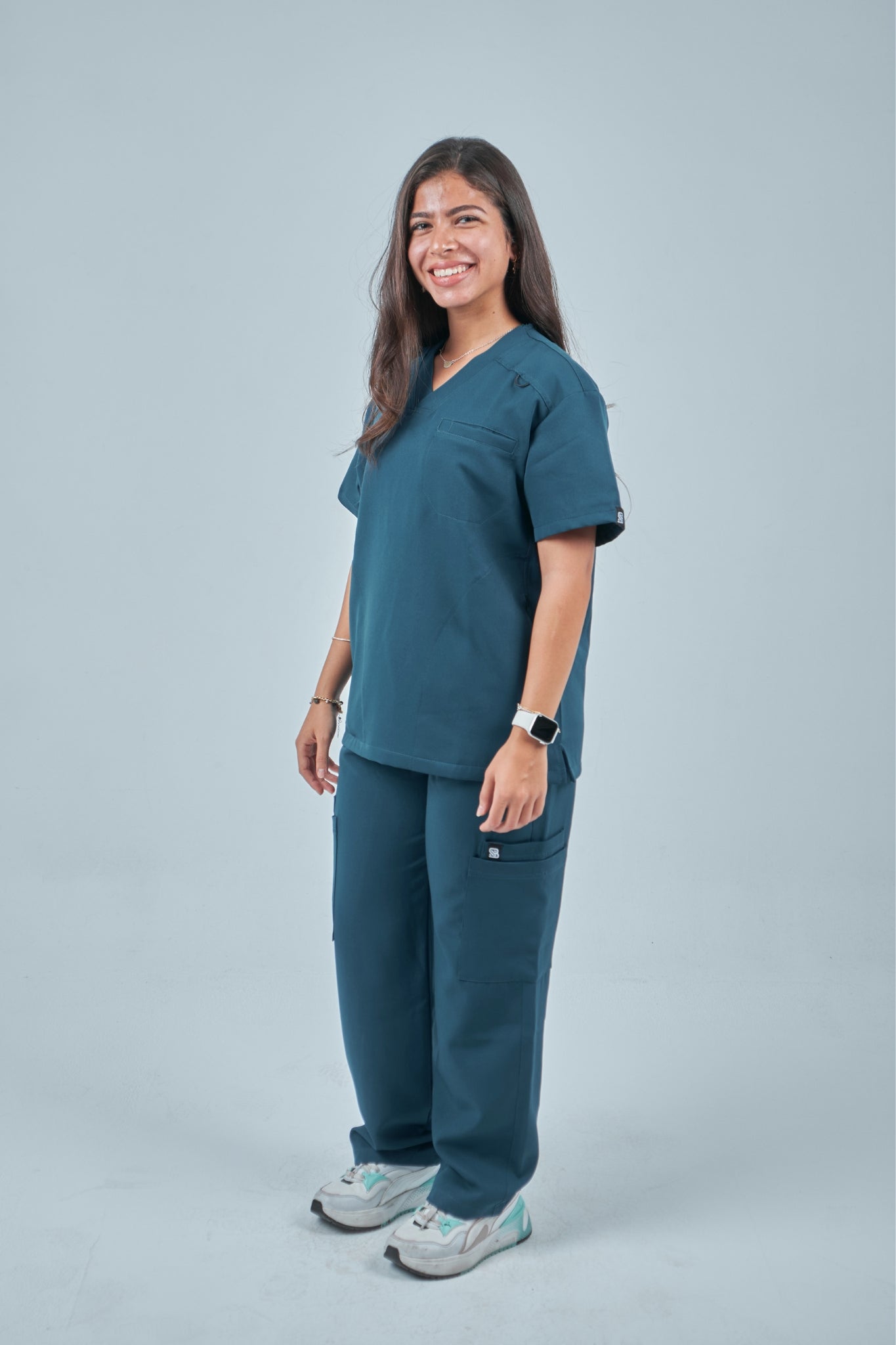 Unisex Scrub - Petroleum Blue
