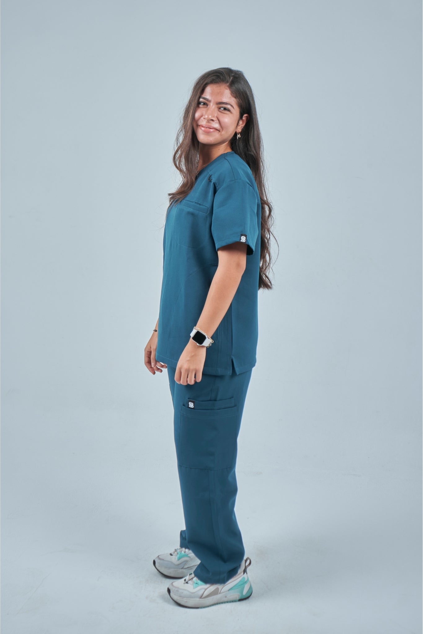 Unisex Scrub - Petroleum Blue