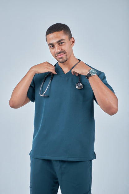 Unisex Scrub - Petroleum Blue