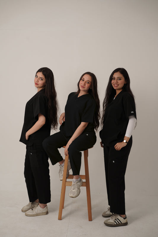 Scrub - Noir Black - Scrubberz